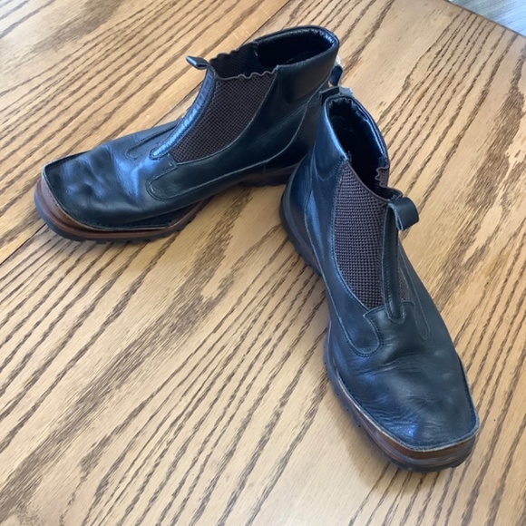 Mariano leather ankle boots size 41 - Picture 2 of 14